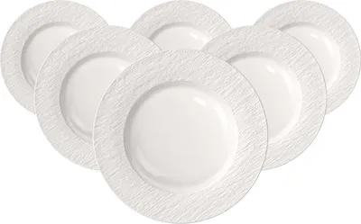 Immagine prodotto di Villeroy & Boch Manufacture Ice, piatto da dessert ø 27,1 cm, set da 6 pezzi