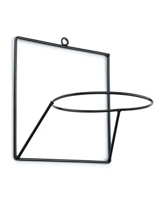 Obrázok produktu pre Howhomely držiaky na rastliny na stenu čierne okolo 22 cm moderný štýl loft