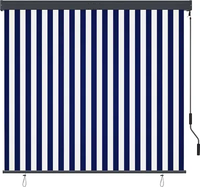 Obrázok produktu pre vidaXL Vonkajšia roleta 160x250 cm Modrá a biela
