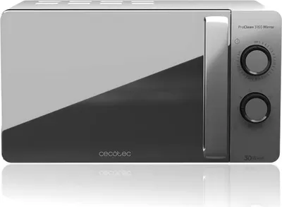 Obrázek produktu pro Cecotec ProClean 3160 Mirror, Pracovní deska, Mikrovlnná trouba s grilem, 20 l, 700 W, Otočné, Šedá