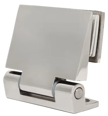 Zdjęcie produktu dla Wytrzymałe zawiasy do drzwi ze szkła hartowanego - komplet z akcesoriami