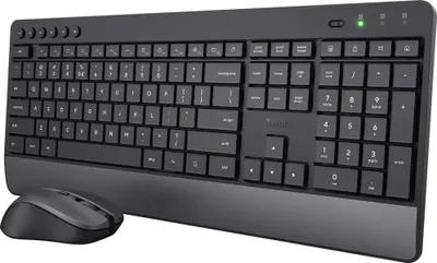 Immagine prodotto di Trust Trezo 24530TRS Tastiera Mouse Incluso RF Wireless QWERTY Italiano Nero