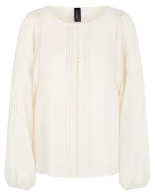 Produktbild von Bluse mit Spitze und Biesen