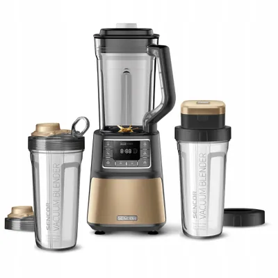 Zdjęcie produktu dla Sencor SBU 7877CH, Blender stołowy, Funkcja pulse, Rozgniatacz do lodu, 1,1 m, 1500 W, Szampański