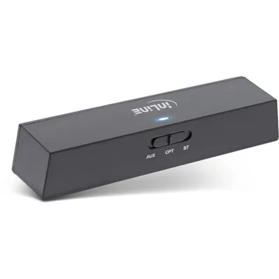 Produktbild von InLine Bluetooth Audio Transceiver, Sender/Empfä., BT 5.0, aptX, Klinke+Toslink, 25 mm, 105 mm, 21 mm, 24 g, 172 g, 163 mm
