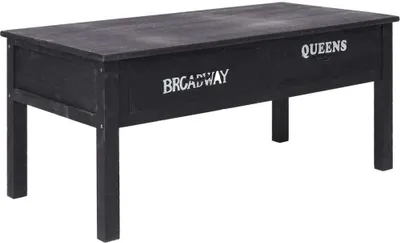 Produktbild von Couchtisch Schwarz 100×50×45 cm Holz