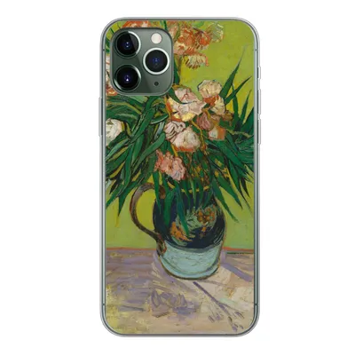 Produktbild von MuchoWow® Handyhülle Schutzhülle Hülle für iPhone 11 Pro Der Oleander - Vincent van Gogh Silikon Softcase Handy Hülle - Handy