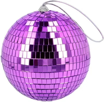 Produktbild von Disokugel lila Disco Party Deko Ø 15 cm