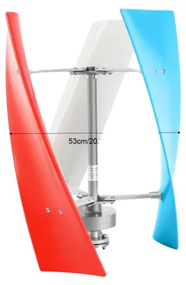 Image de Générateur éolien, production d'énergie efficace, fonctionnement à faible vitesse de vent, 3 pales