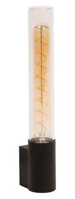Zdjęcie produktu dla Lampa ścienna Pilar, prosty, czarny design