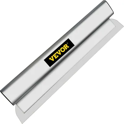Productafbeelding van Spaan voor het gladmaken van gipsplaten, 24 inch gladmakende mes, roestvrijstalen plamuurmes, afwerkingsgereedschap, duurzame eindkappen voor gipsplaten, gyproc, wandbekleding, gipsplaat