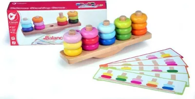 Immagine prodotto di Puzzle di equilibrio in legno 30x7x11,1cm 26pcs