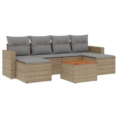Zdjęcie produktu dla VidaXL 3224246, Jasny Szary, Rotang, Stal, Drewno akacjowe, 110 kg, Dorośli i dzieci, 550 mm, 550 mm