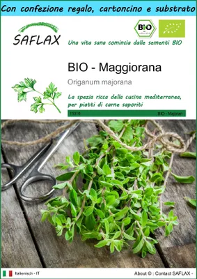 Immagine prodotto di SAFLAX Set regalo -- Maggiorana - 700 semi - Origanum