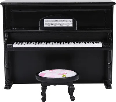 Immagine prodotto di Doll House Accessories, Mini Upright Piano, Doll House Upright Piano, Doll House Mini Upright Piano, Mini Upright Piano Toy