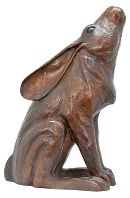 Produktbild von Bronzestatue eines Hasen
