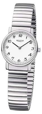Produktbild von Regent Damenuhr Edelstahl F-1244 Zugband
