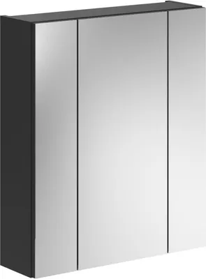 Immagine prodotto di Mobile da bagno con specchio - Nero lucido - KLEANKIN