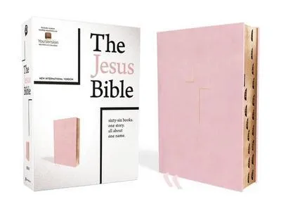 Obrázok produktu pre The Jesus Bible, NIV Edition, Leathersoft Over Board, Pink, Indexed, Comfort Print
