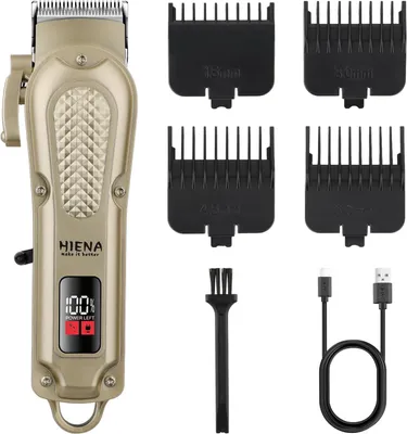 Produktbild von Haarschneidemaschine Herren Kabellose Schermaschine fürMänner Haarschnitt für Barber Clipper Wiederaufladbare Haarschneider für Haarschneider mit LED