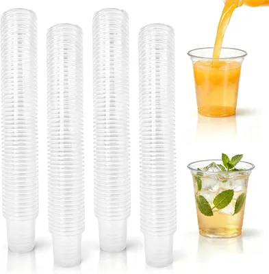 Imagen del producto de Vasos de plástico para aperitivos, capacidad de 20 ml, paquete de 300 unidades, transparentes, ideales para fiestas