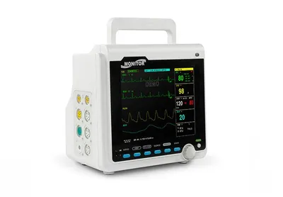 Produktbild von CMS6000 CONTEC 8,0" Farb-LCD-Monitor – EKG, NIBP, SpO₂, RESP, TEMP