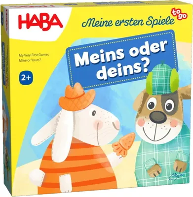 Obrázok produktu pre HABA My Very First Games – Mine or Yours?, Stolová hra, Hľadanie zhody, 2 rok / roky, 5 min