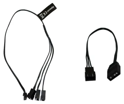 Image de Alphacool 18601 Câble Y 3 voies avec connecteur JST noir