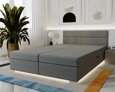 Obrázok produktu pre Boxspringová posteľ 160x200 ROSIE 2 - šedá