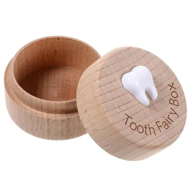 Produktbild von Milchzahndose für Jungen & Mädchen, 3D-Zahnmuster, kreative Aufbewahrung für Milchzähne, ideales Geschenk zur Taufe oder zum Geburtstag