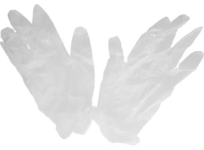 Produktbild von CareLiv Handschuhe Vinyl Anti-Aids Sicherheitshandschuhe, 4 St. Handschuhe