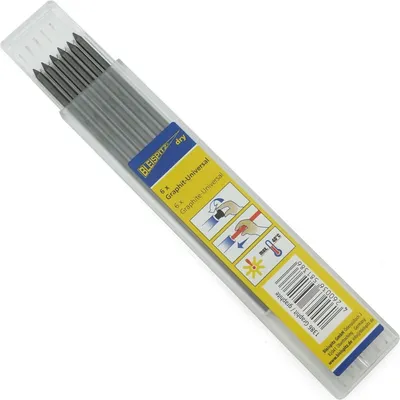 Produktbild von Bleispitz Graphit Ersatzminen Ø 2,8 mm - 6 Stück - Minen für Tieflochmarker DRY