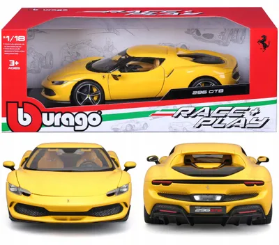 Immagine prodotto di Bburago 16018GE Ferrari 296 GTB giallo 1:18