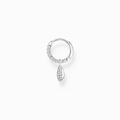 Produktbild von THOMAS SABO Creole Einzel "Muschel mit weissen Steinen" Silb