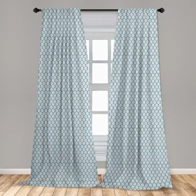 Produktbild von Abakuhaus, Fenstervorhänge, tropische Blätter, 2-Panel-Set, 150 x 225 cm