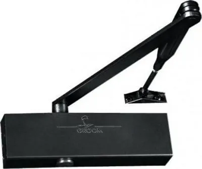 Produktbild von Türschließer GR200 Standardarm schwarz GROOM - Stärke 2/4 - Öffnungsdämpfung CE EN1154 - GR200115