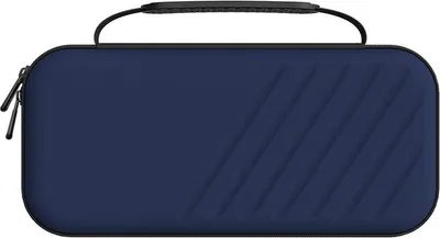 Produktbild von INF Schutztasche für Nintendo Switch 2 - Reise Aufbewahrungstasche mit 12 Spielekartenfächern Blau