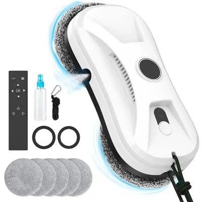 Obrázok produktu pre Robot na čistenie okien, efektívny sací výkon, diaľkové ovládanie, EU-2700Pa-1243, Áno