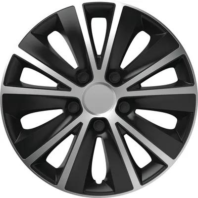 Obrázok produktu pre VERSACO | Puklice Rapide Strieborná a Čierna 16" 4ks
