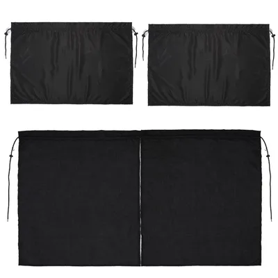 Produktbild von Auto Sichtschutz Vorhang Set, Trennvorhang & Seitenfenster Sonnenschutz, abnehmbar, universal für PKW,SUV & Camping,Verdunkelung für Reisen & Schlafen