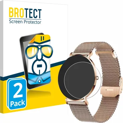 Produktbild von 2x Für Xcoast X-Watch Siona 2 Schutzfolie BROTECT Displayschutz Display Schutz Folie Klar Transparent