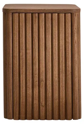 Produktbild von Hängender Waschbeckenunterschrank aus massivem Mindi-Holz