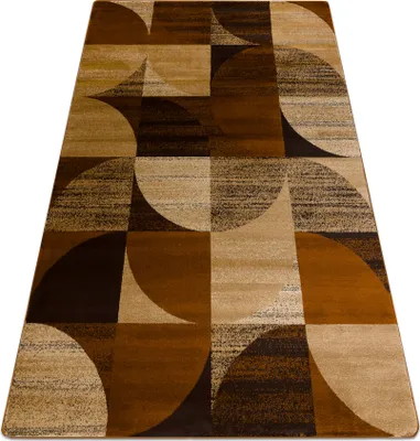 Zdjęcie produktu dla Dywan ROYAL H387 Geometryczny -  / mustard beż  brązowy 200x290 cm