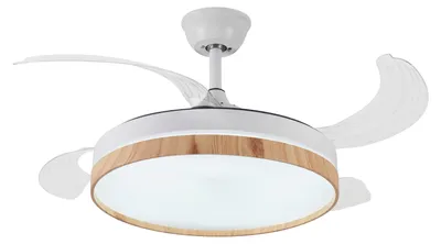 Produktbild von Einziehbarer Deckenventilator mit LED-Licht und Timer