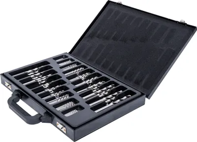 Produktbild von STIER Spiralbohrer Set HSS-Co5 / HSS-E, 170-teilig, Premium Metallbohrer Satz, Stahlbohrer Satz, geschliffen, zylinderischer Schaft, Cobalt Gehalt von 5%, DIN 338, Typ N