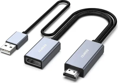 Produktbild von BENFEI Kabeladapter HDMI auf DisplayPort Adapter 4K 60Hz Konverter