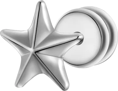 Produktbild von True Rebels Ohrstecker Stern Edelstahl 50060114