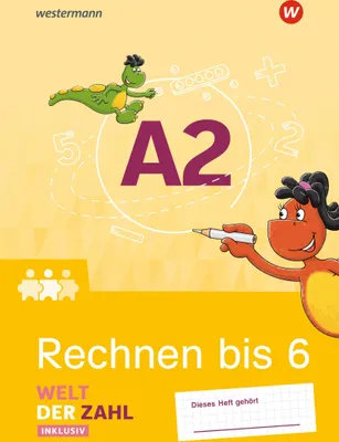 Produktbild von Welt der Zahl Inklusiv. Inklusionsheft A2: Rechnen bis 6