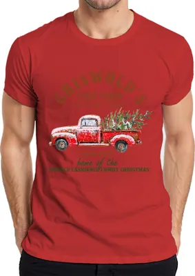 Produktbild von Griswold's Tree Farm orange Clark - Weihnachten Christmas Xmas Herren T-Shirt, Rot, XXL