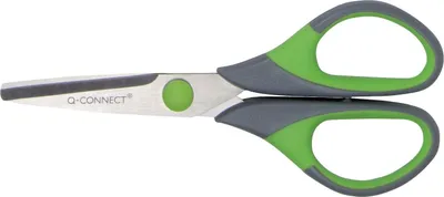 Obrázok produktu pre Q-CONNECT KF00752 Nožnice Soft Grip 14 cm šedé/zelené